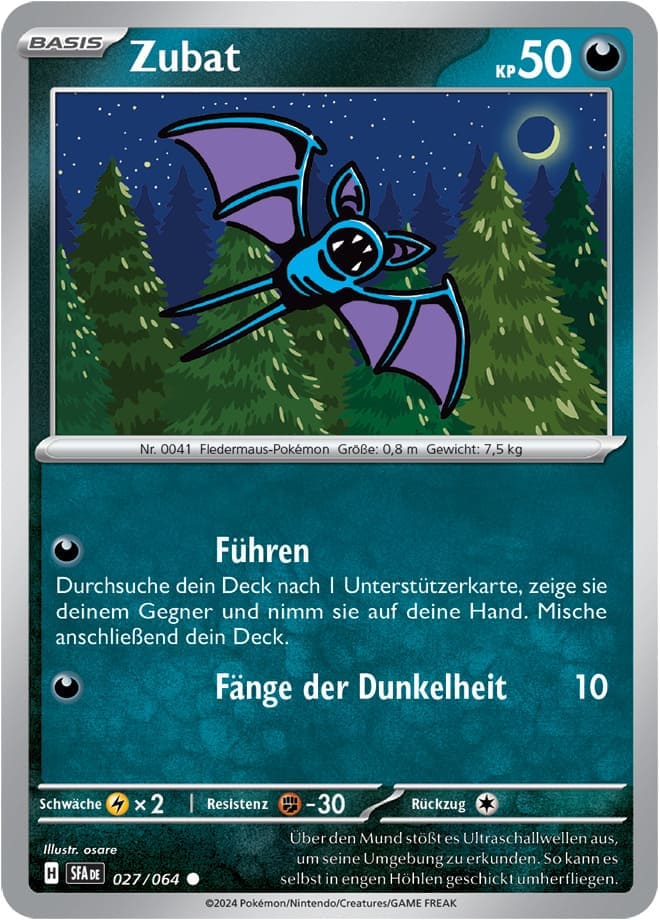 SFA027 - Zubat - Nebel der Sagen - KP 6.5 - (SFA027/64)