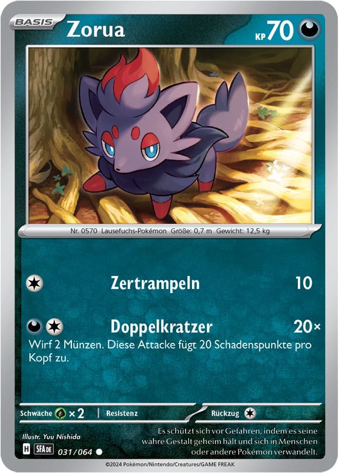 SFA031 - Zorua - Nebel der Sagen - KP 6.5 - (SFA031/64)