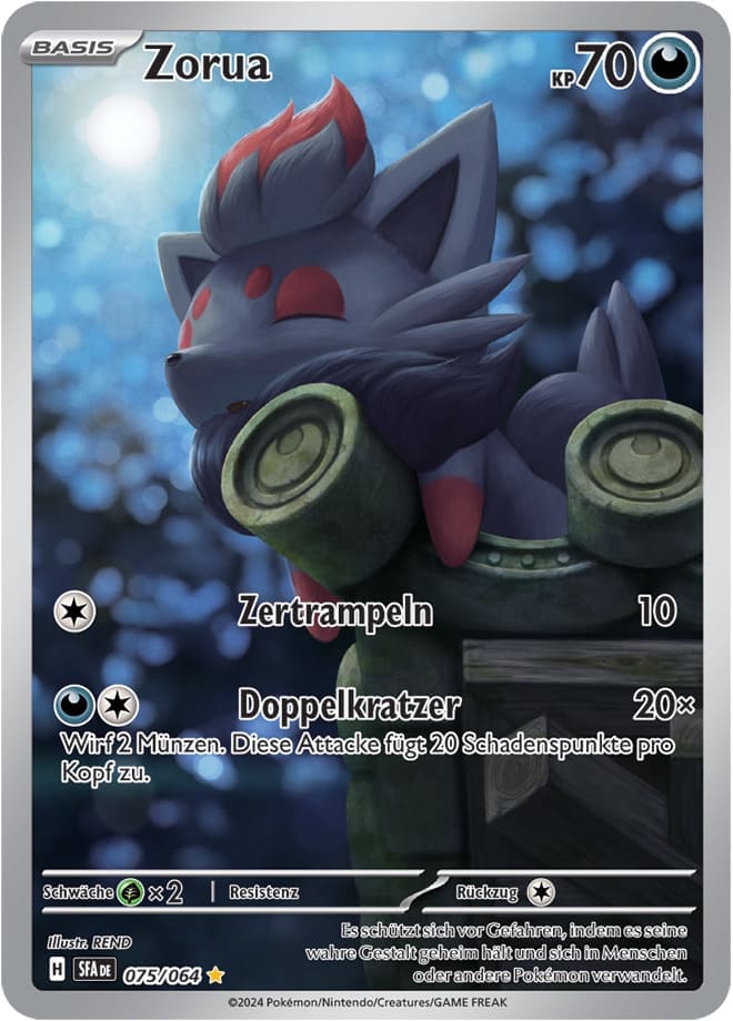 SFA075 - Zorua - Nebel der Sagen - KP 6.5 - (SFA075/64)