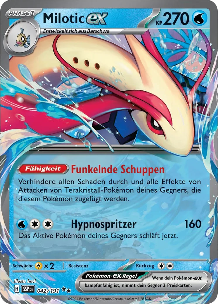 SSP042 - Milotic ex - Stürmische Funken - KP 08 - (SSP042/191)