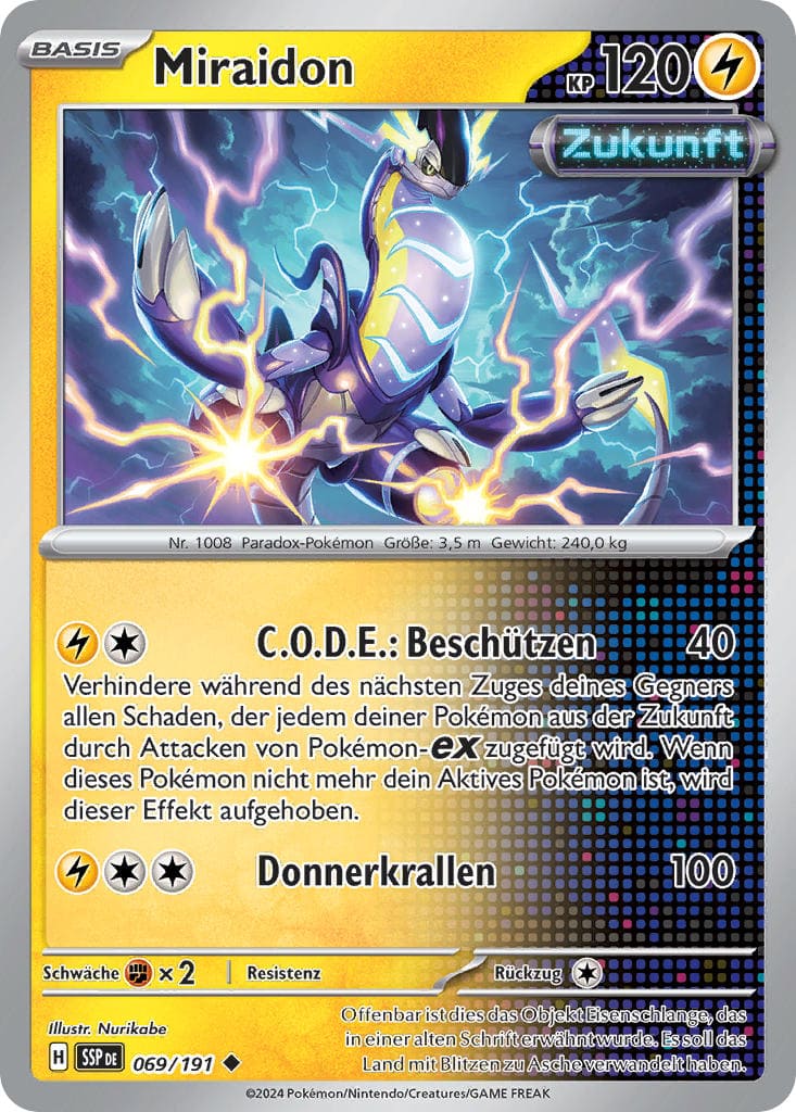 SSP069 - Miraidon - Stürmische Funken - KP 08 - (SSP069/191)
