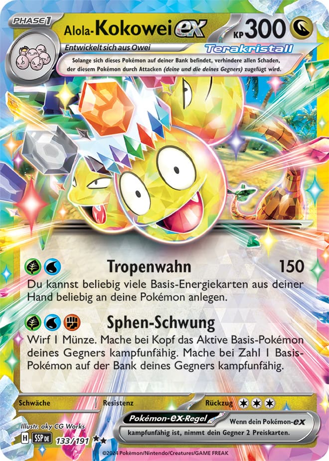 SSP133 - Alola-Kokowei ex - Stürmische Funken - KP 08 - (SSP133/191)