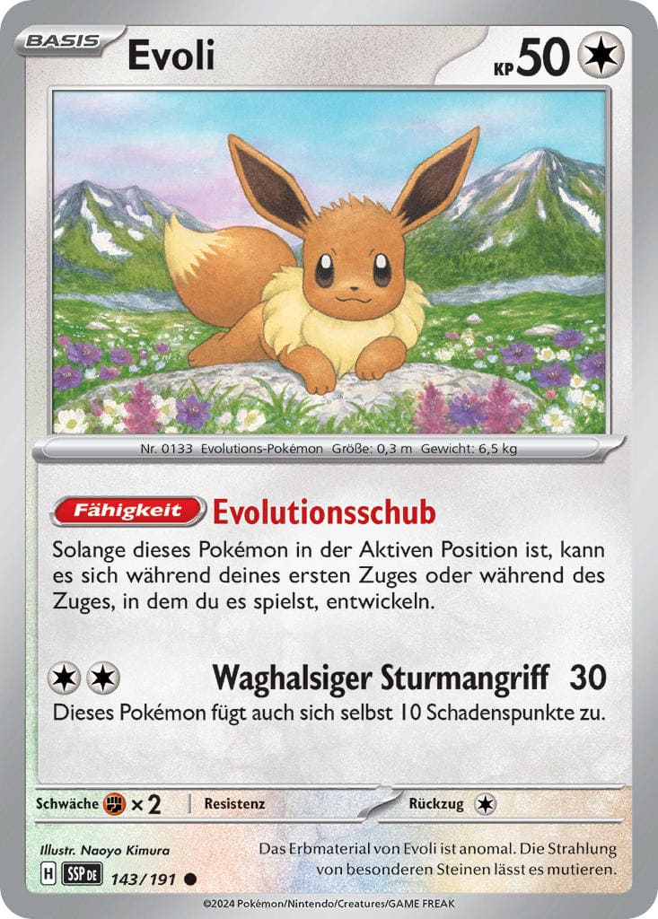 SSP143 - Evoli - Stürmische Funken - KP 08 - (SSP143/191)