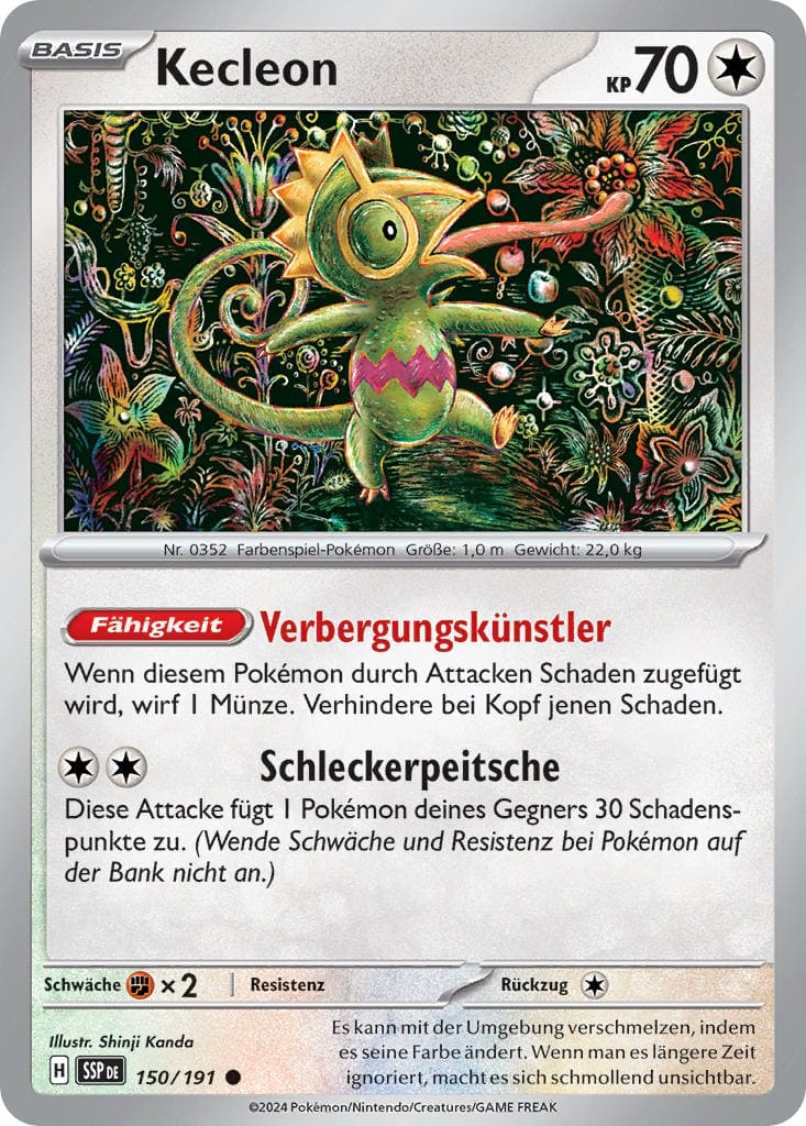 SSP150 - Kecleon - Stürmische Funken - KP 08 - (SSP150/191)