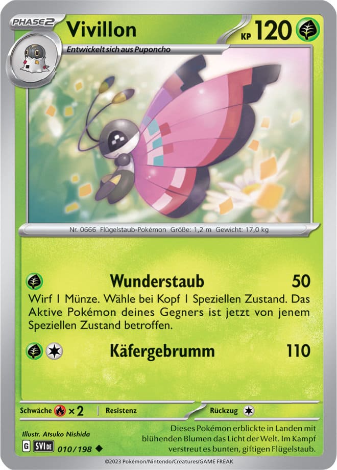 SVI010 - Vivillon - Karmesin & Purpur - KP 01 - (SVI010/198)