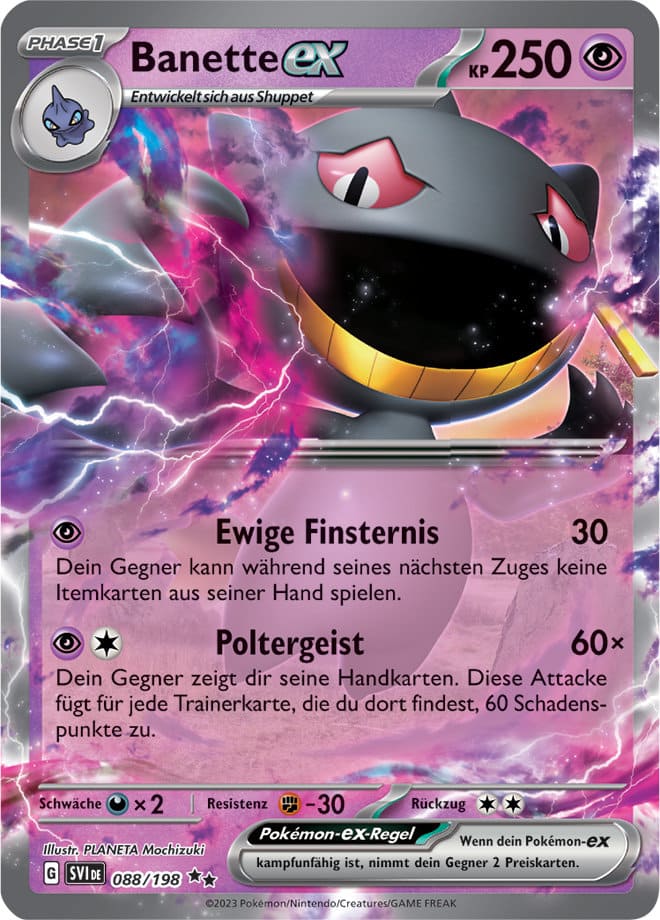 SVI088 - Banette EX - Karmesin & Purpur - KP 01 - (SVI088/198)