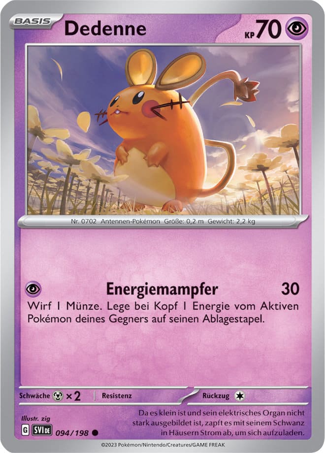 SVI094 - Dedenne - Karmesin & Purpur - KP 01 - (SVI094/198)