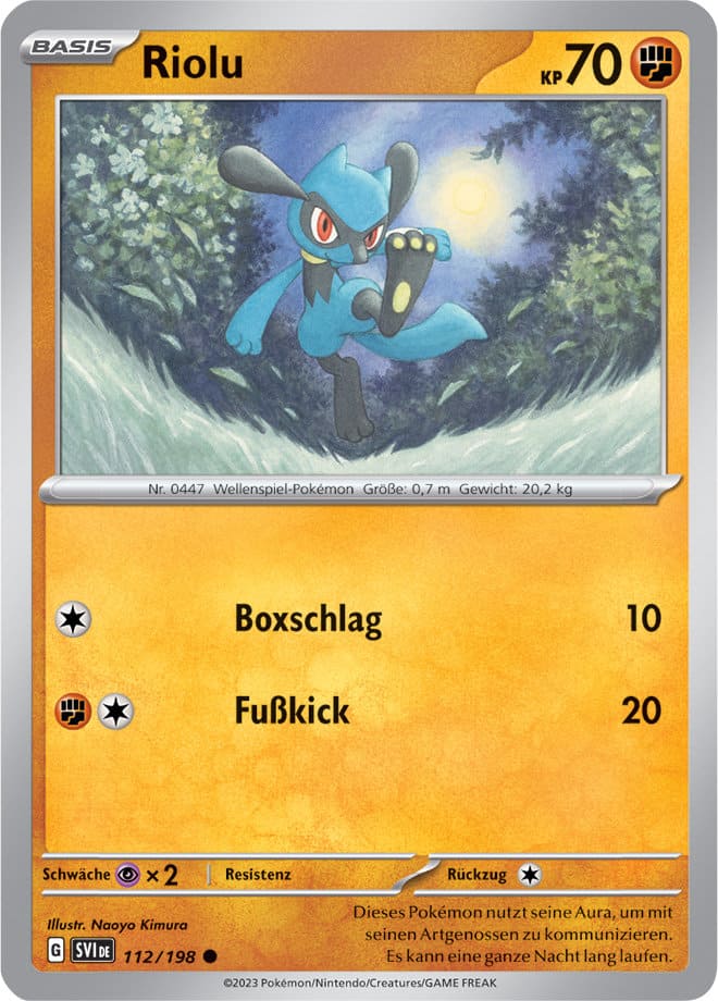 SVI112 - Riolu - Karmesin & Purpur - KP 01 - (SVI112/198)
