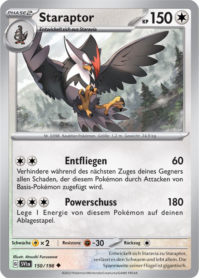 SVI150 - Staraptor - Karmesin & Purpur - KP 01 - (SVI150/198)