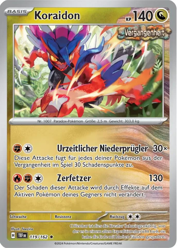 TEF119 - Koraidon - Gewalten der Zeit - KP 05 - (TEF119/162)
