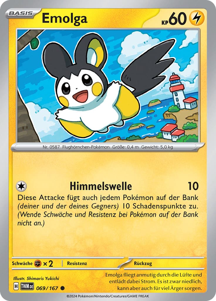 TWM069 - Emolga - Maskerade im Zwielicht - KP 06 - (TWM069/167)