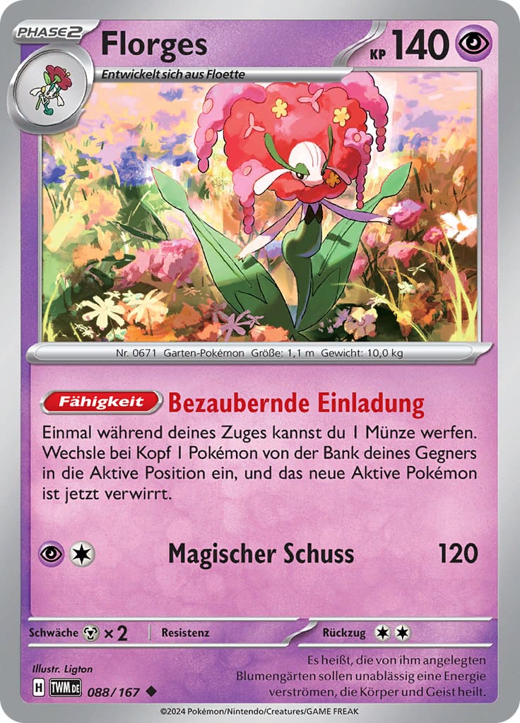 TWM088 - Florges - Maskerade im Zwielicht - KP 06 - (TWM088/167)