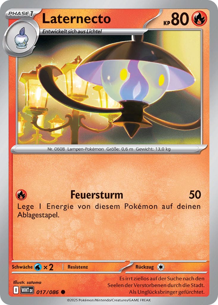 WHT017 - Laternecto - Weiße Flammen - KP 10.5 - (WHT017/86)