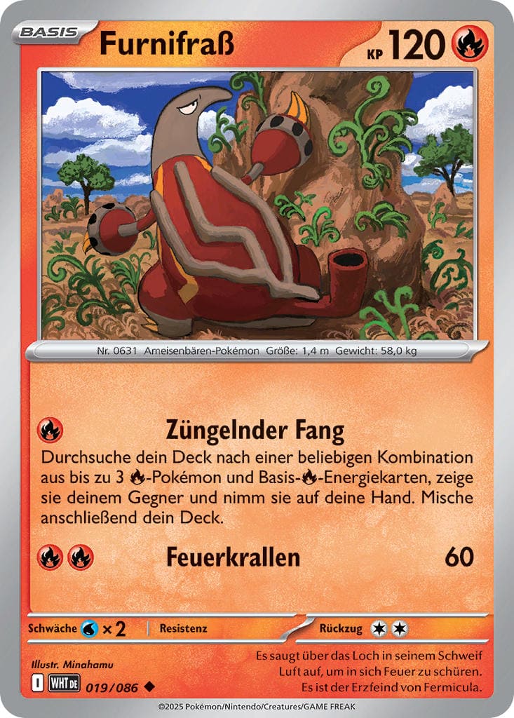 WHT019 - Furnifraß - Weiße Flammen - KP 10.5 - (WHT019/86)