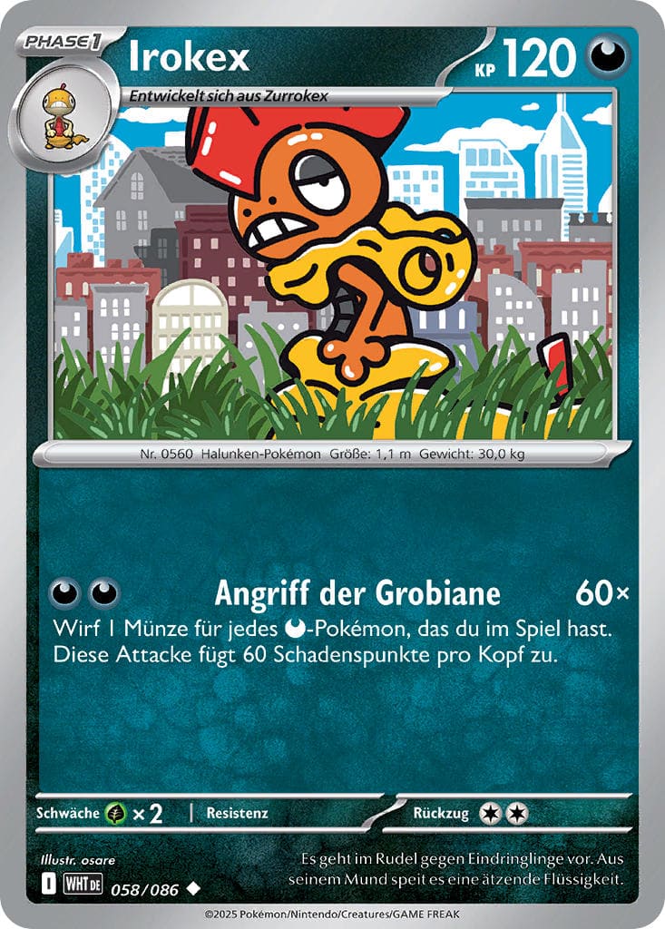 WHT058 - Irokex - Weiße Flammen - KP 10.5 - (WHT058/86)