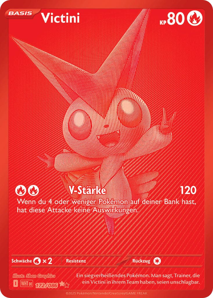 WHT172 - Victini - Weiße Flammen - KP 10.5 - (WHT172/86)