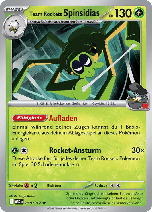ASC019 - Team Rockets Spinsidias - Erhabene Helden - ME 2.5 - (ASC019/217)