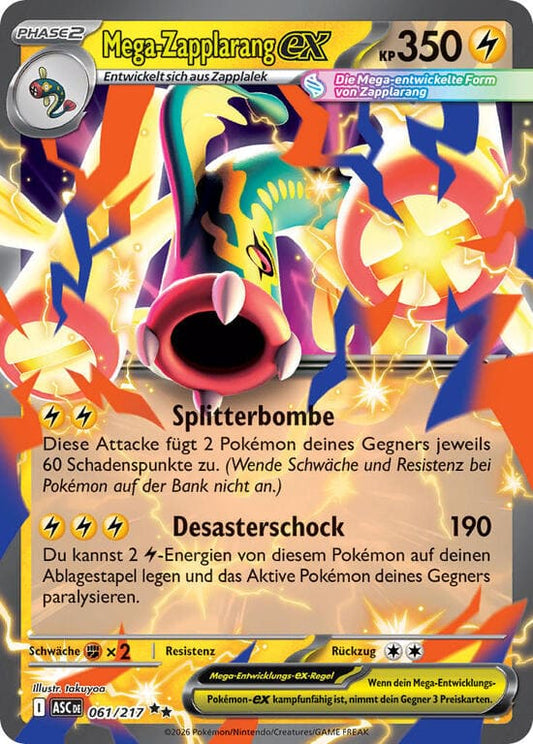 ASC061 - Mega Zapplarang ex - Erhabene Helden - ME 2.5 - (ASC061/217)
