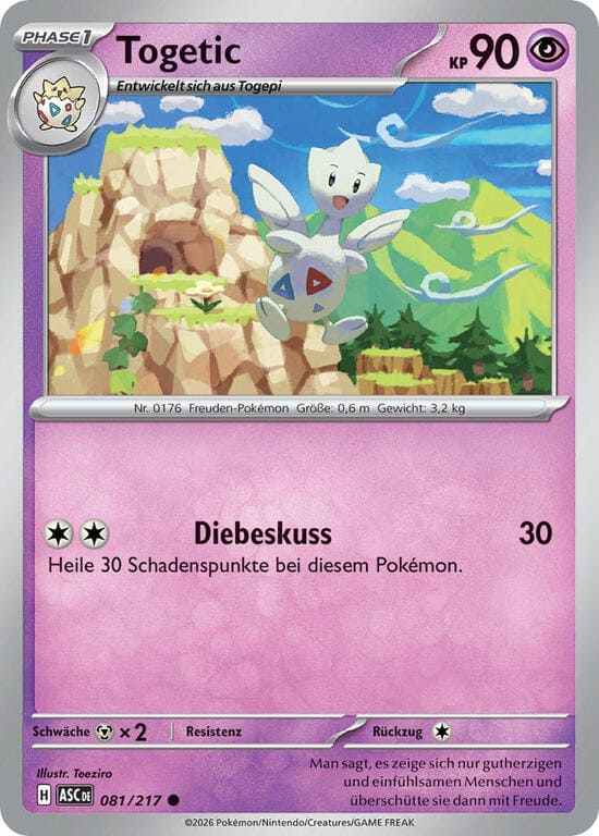 ASC081 - Togetic - Erhabene Helden - ME 2.5 - (ASC081/217)