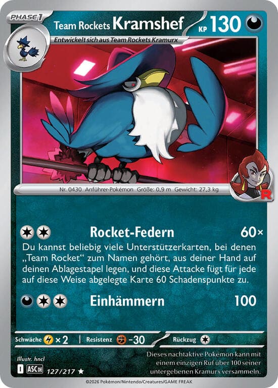 ASC127 - Team Rockets Kramshef - Erhabene Helden - ME 2.5 - (ASC127/217)