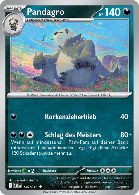 ASC140 - Pandagro - Erhabene Helden - ME 2.5 - (ASC140/217)