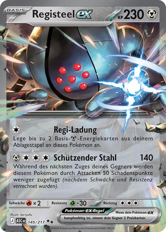 ASC145 - Registeel ex - Erhabene Helden - ME 2.5 - (ASC145/217)