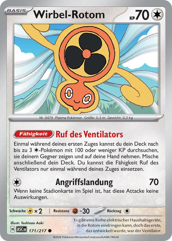 ASC171 - Wirbel-Rotom - Erhabene Helden - ME 2.5 - (ASC171/217)