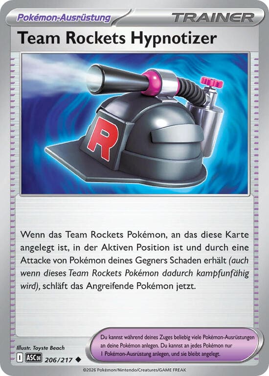 ASC206 - Team Rocket's Hypnotizer - Erhabene Helden - ME 2.5 - (ASC206/217)