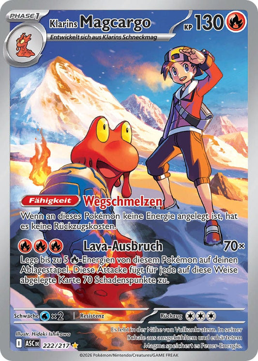 ASC222 - Klarins Magcargo - Erhabene Helden - ME 2.5 - (ASC222/217)