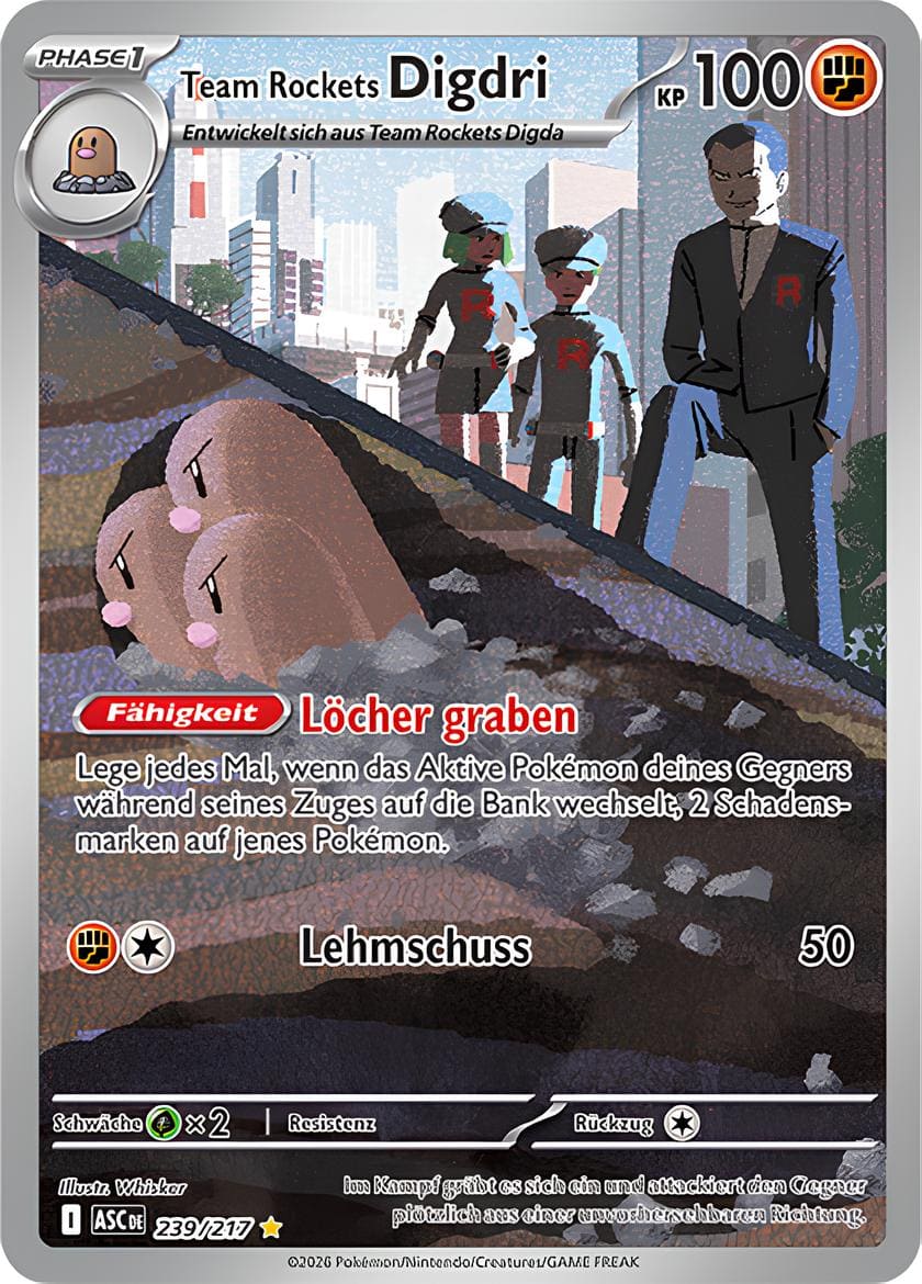 ASC239 - Team Rockets Digdri - Erhabene Helden - ME 2.5 - (ASC239/217)