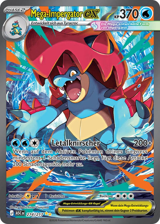 ASC274 - Mega Impergator ex - Erhabene Helden - ME 2.5 - (ASC274/217)