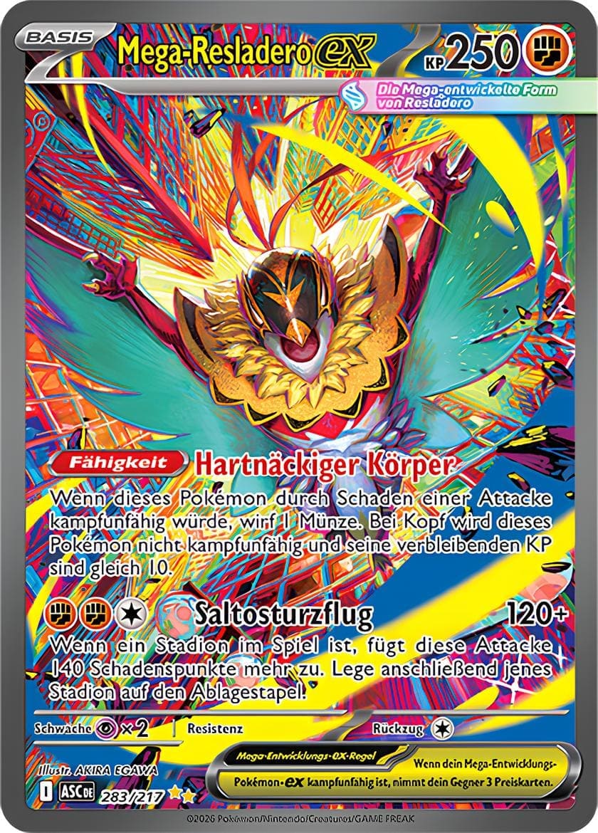 ASC283 - Mega Resladero ex - Erhabene Helden - ME 2.5 - (ASC283/217)