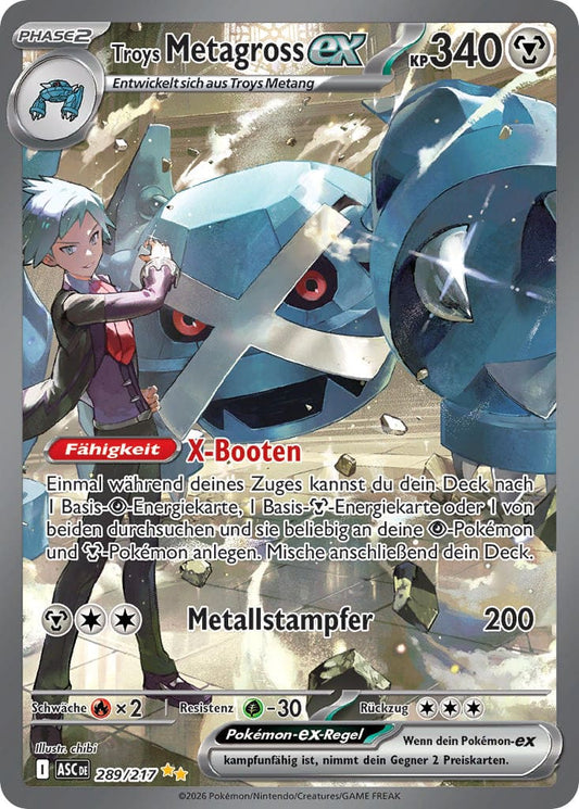 ASC289 - Troys Metagross ex - Erhabene Helden - ME 2.5 - (ASC289/217)