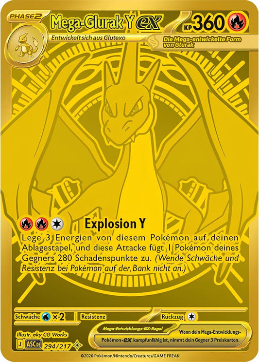 ASC294 - Mega Glurak Y ex - Erhabene Helden - ME 2.5 - (ASC294/217)