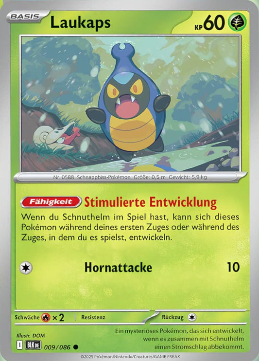 BLK009 - Laukaps - Schwarze Blitze - KP 10.5 - (BLK009/86)
