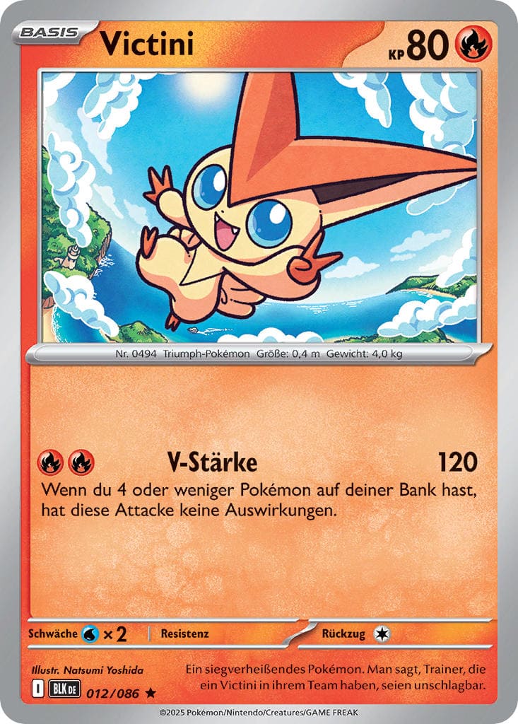 BLK012 - Victini - Schwarze Blitze - KP 10.5 - (BLK012/86)
