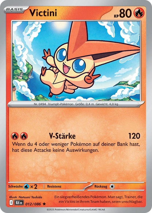 BLK012 - Victini - Schwarze Blitze - KP 10.5 - (BLK012/86)