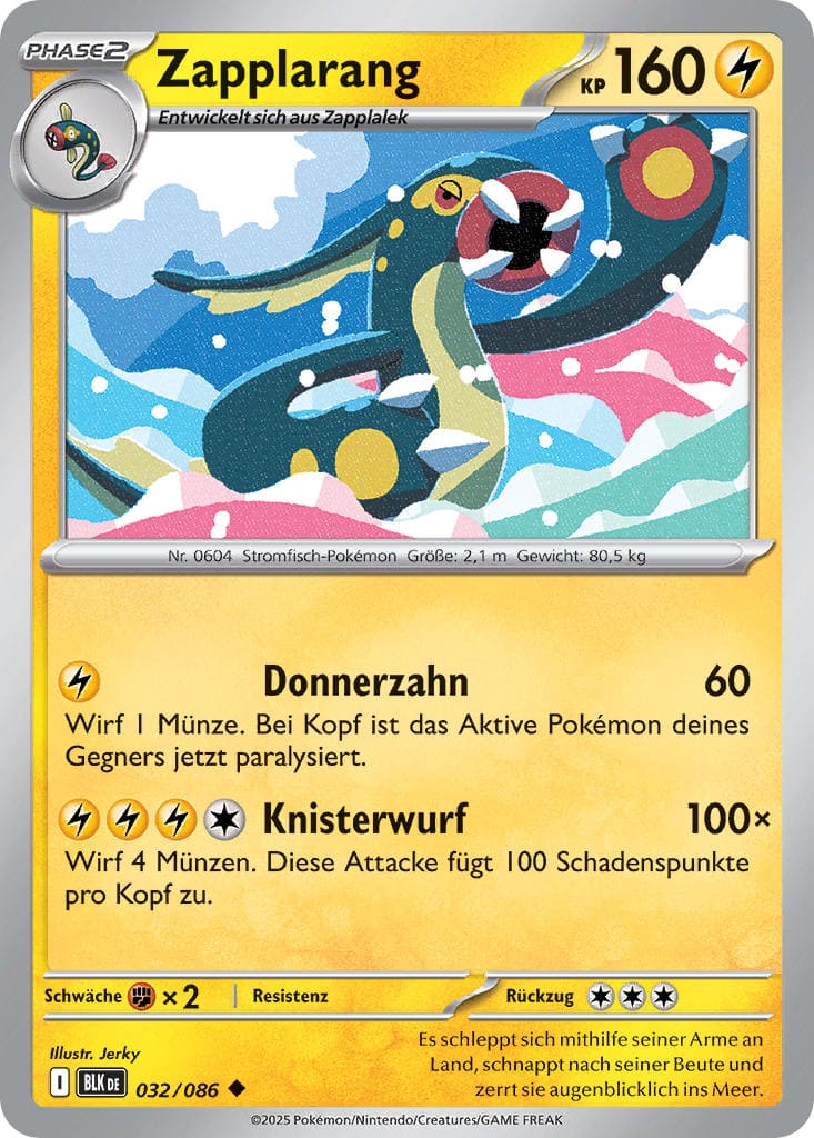 BLK032 - Zapplarang - Schwarze Blitze - KP 10.5 - (BLK032/86)