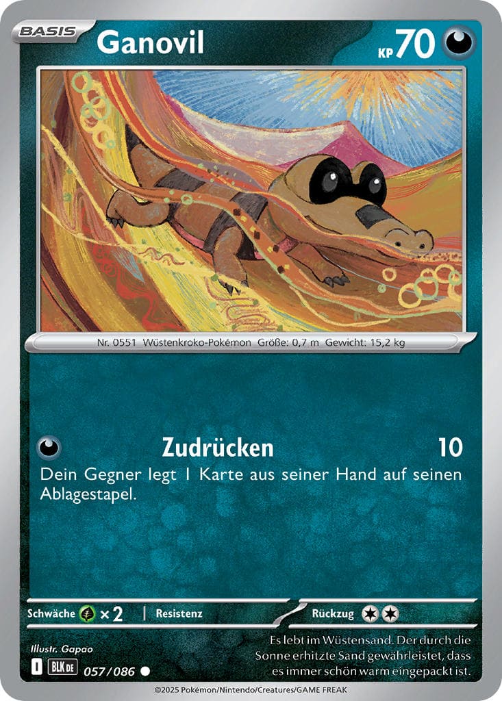 BLK057 - Ganovil - Schwarze Blitze - KP 10.5 - (BLK057/86)