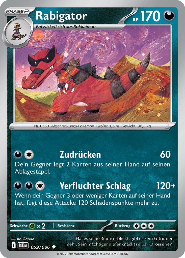 BLK059 - Rabigator - Schwarze Blitze - KP 10.5 - (BLK059/86)