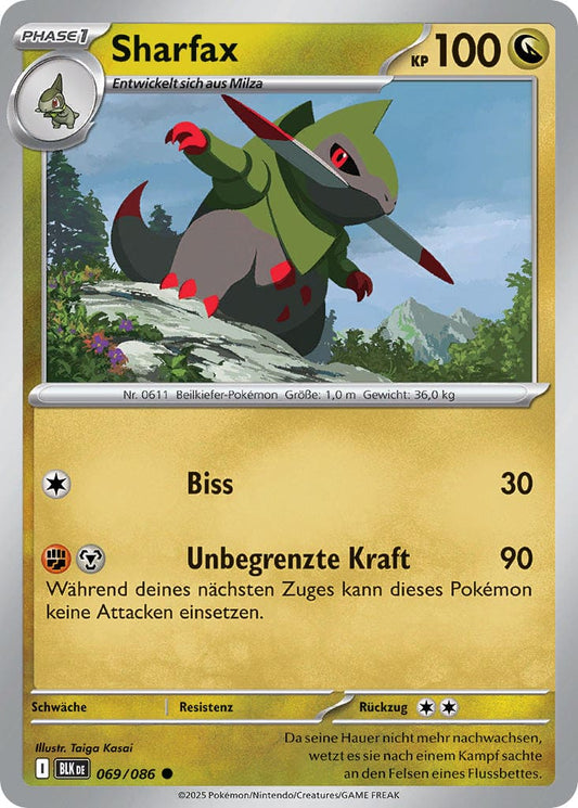 BLK069 - Sharfax - Schwarze Blitze - KP 10.5 - (BLK069/86)