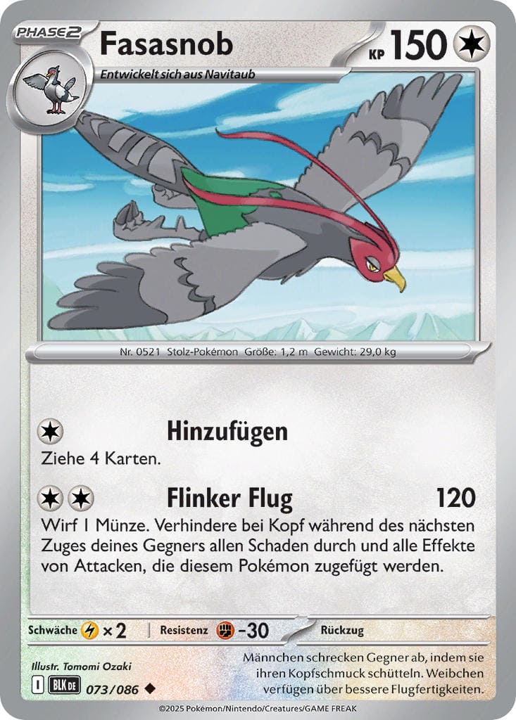 BLK073 - Fasasnob - Schwarze Blitze - KP 10.5 - (BLK073/86)