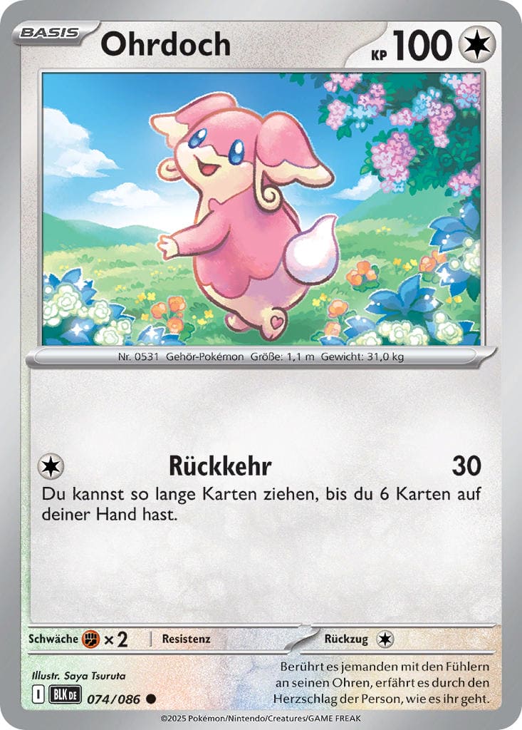 BLK074 - Ohrdoch - Schwarze Blitze - KP 10.5 - (BLK074/86)