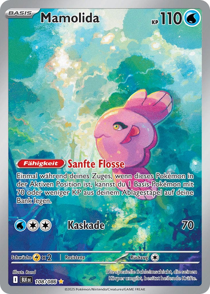 BLK108 - Mamolida - Schwarze Blitze - KP 10.5 - (BLK108/86)