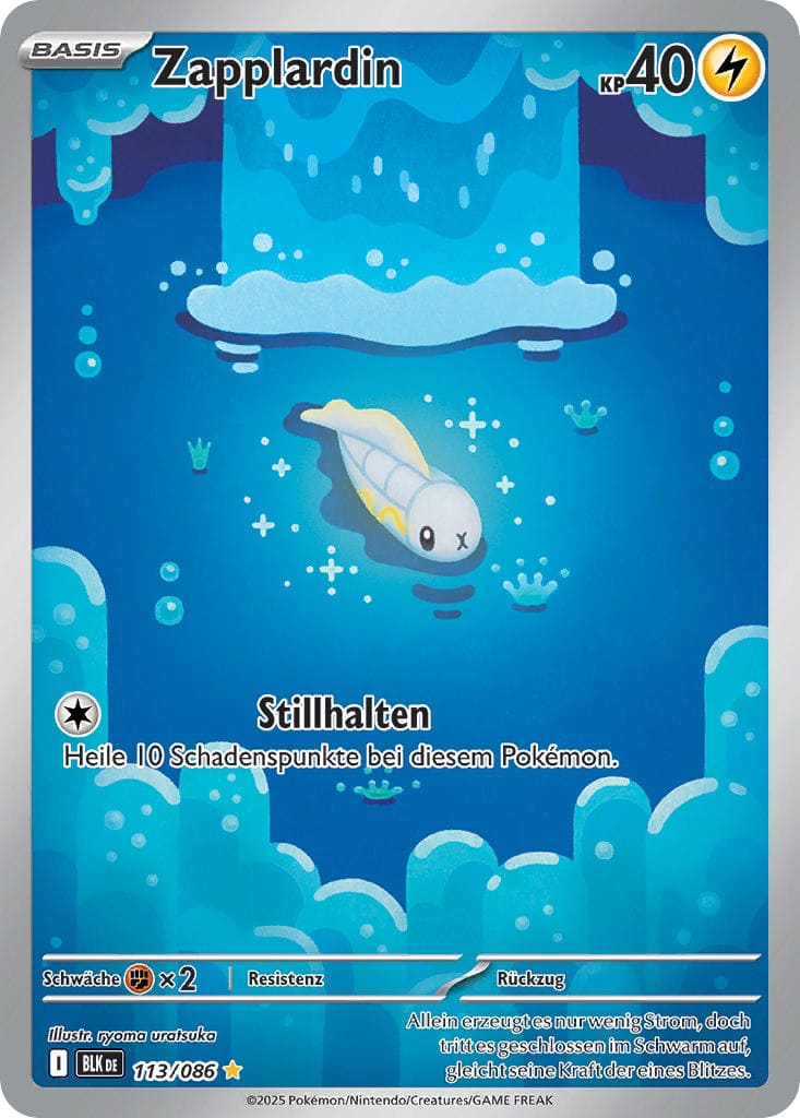 BLK113 - Zapplardin - Schwarze Blitze - KP 10.5 - (BLK113/86)