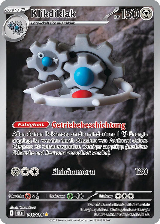 BLK141 - Klikdiklak - Schwarze Blitze - KP 10.5 - (BLK141/86)