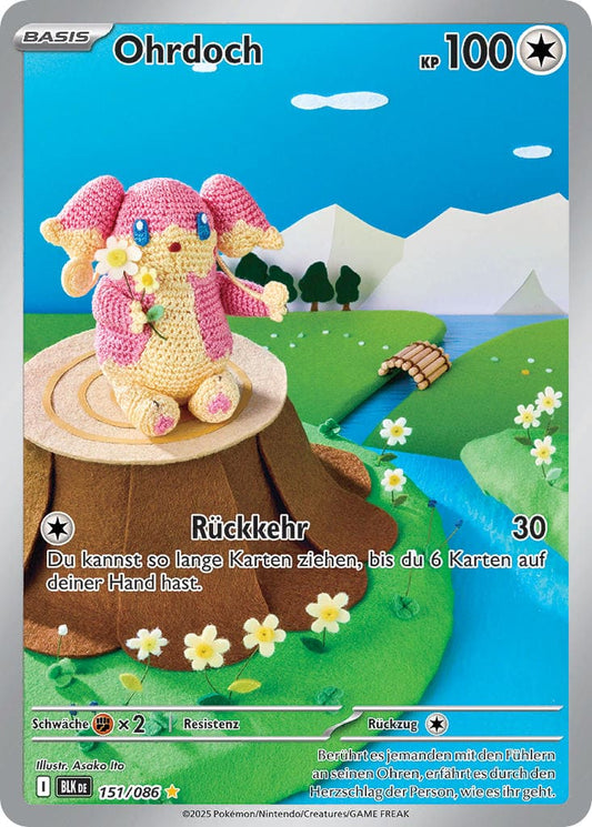 BLK151 - Ohrdoch - Schwarze Blitze - KP 10.5 - (BLK151/86)