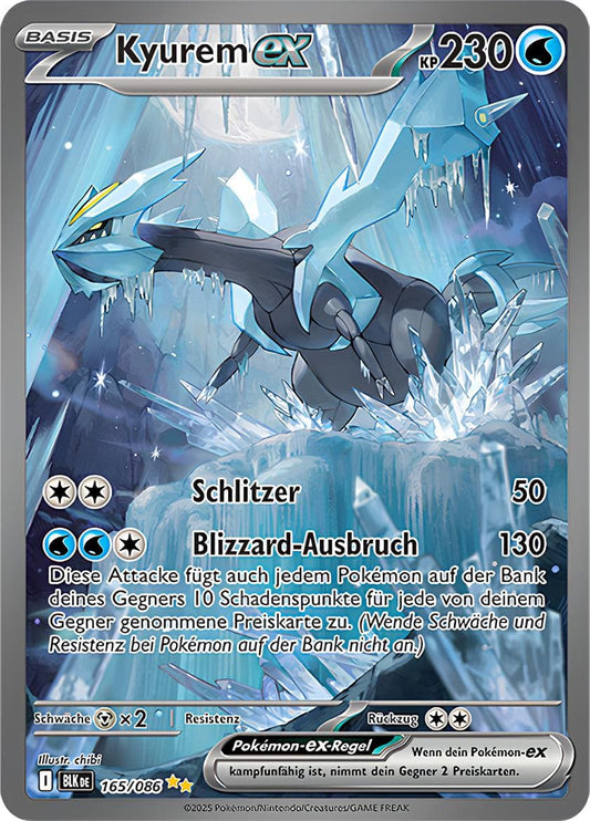 BLK165 - Kyurem EX - Schwarze Blitze - KP 10.5 - (BLK165/86)