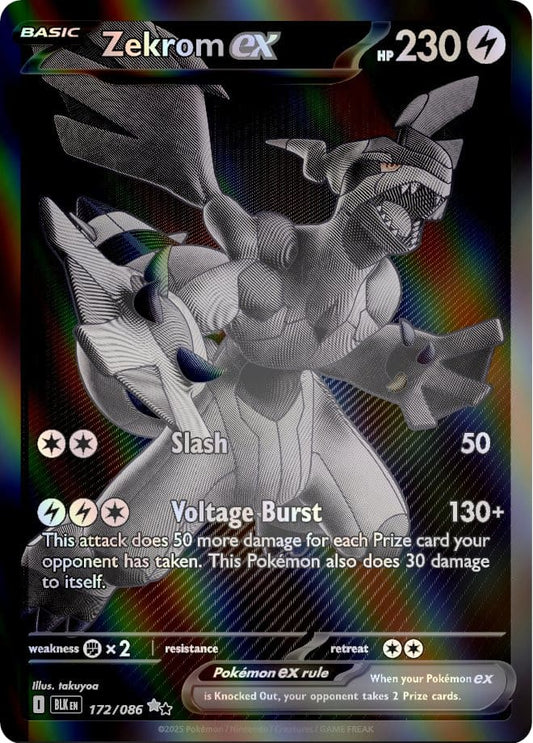 BLK172 - Zekrom EX - Schwarze Blitze - KP 10.5 - (BLK172/86)