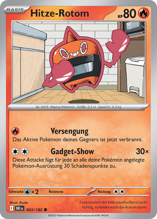 DRI043 - Hitze-Rotom - Ewige Rivalen - KP 10 - (DRI043/182)